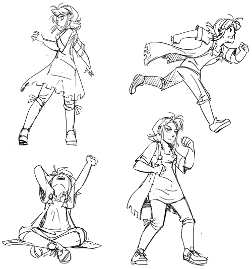 character poses