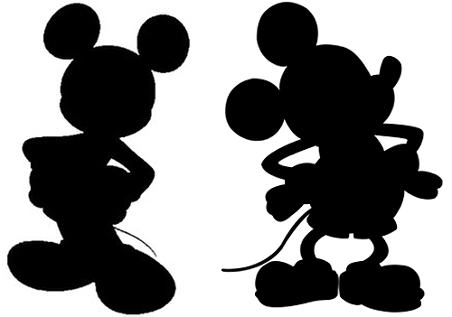 mickey mouse silhouette